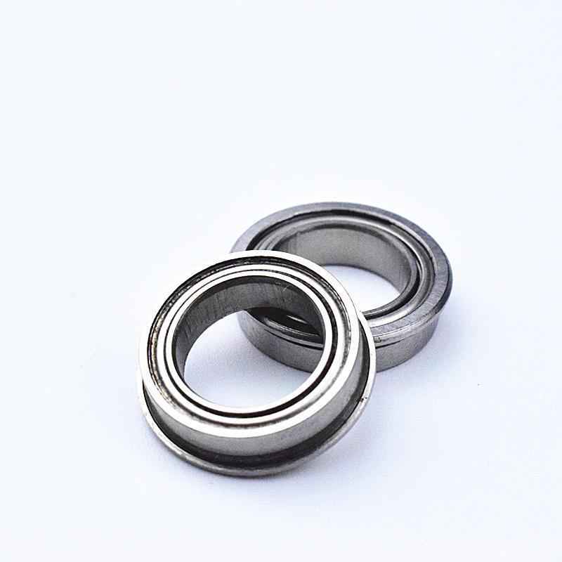 Flange Thin-section F6700ZZ  Chrome Steel Material Metal Sealed Bearings  10pcs 10*15(16.5)*4(mm)