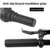 1 Pair Mountain Bicycle Handlebar Grip Long/Short Shift Bike Handle Grips Folding Bike Rubber Non-slip Grip Cycling Accessories