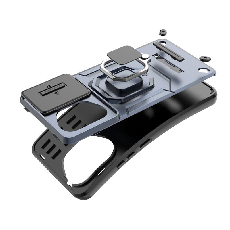 For Honor 400 Global Case Slide Camera Len Cases Honor 400 Global Cover Bumper Shockproof Armor PC Phone Cover Honor 400 Global