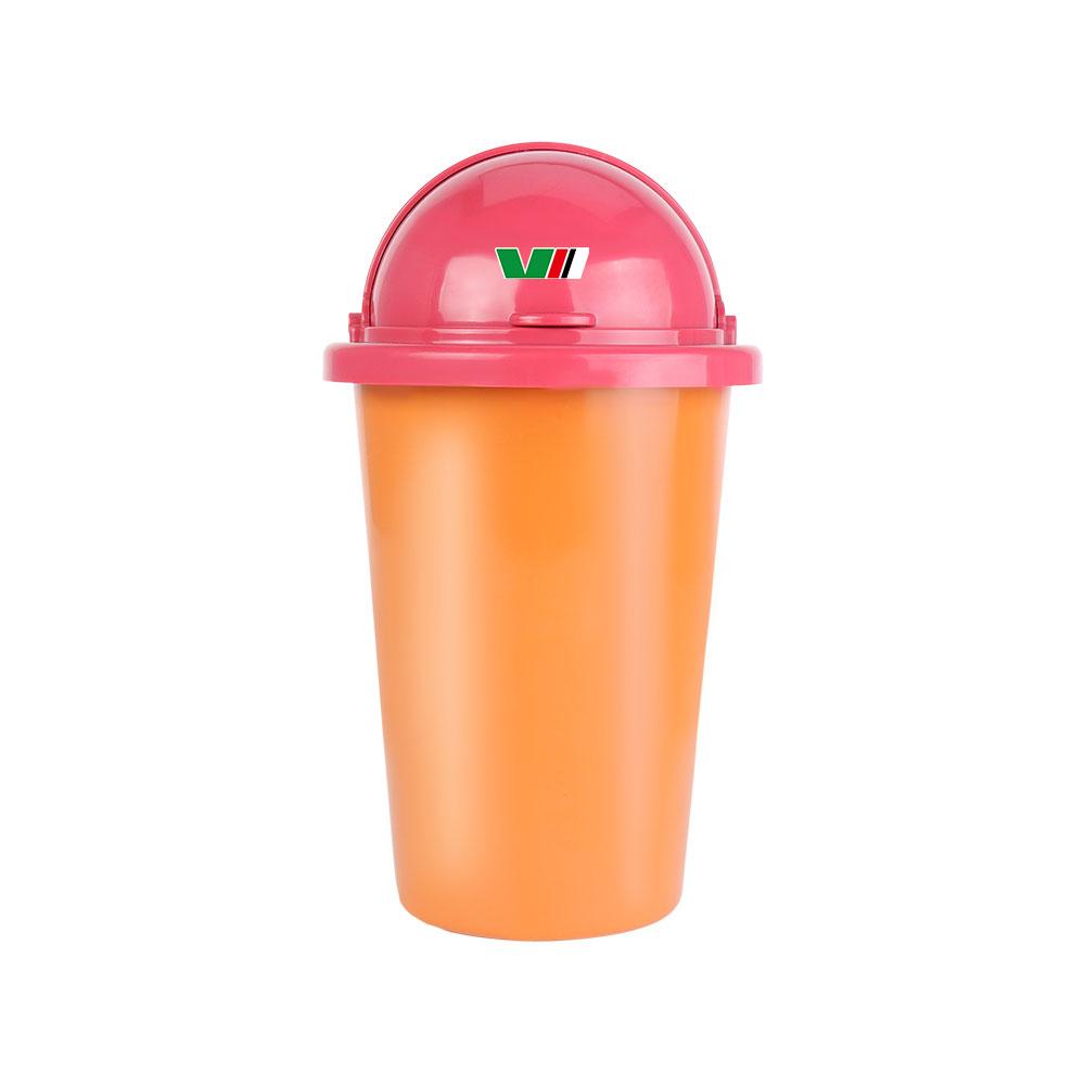 Universal Car Trash Can Storage Box With Rotating Lid Car Leak-proof Car Trash Can For Skoda S Octavia A5 Kamiq VII Yeti Scala  BI7