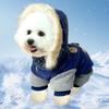 Warm Pet Cotton Coat Windproof Winter Dog Clothes Dog Jumpsuit Dog Jacket  for Dogs Puppy