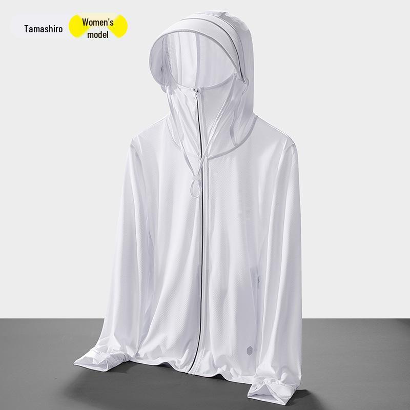 Men s Summer Breathable Hooded Sun Protection Fishing Windbreaker XXXL