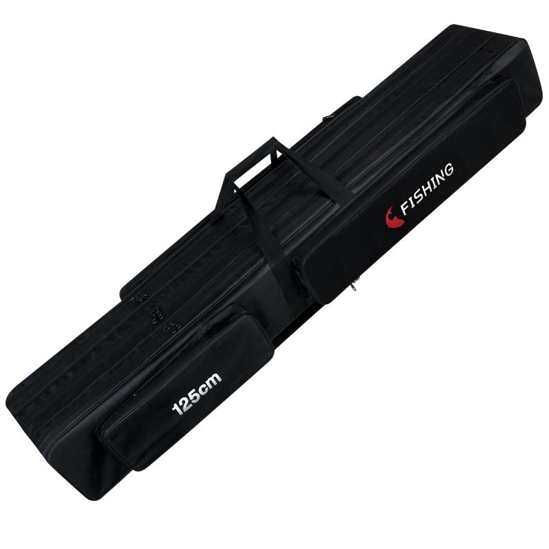 Saci de pescuit portabil multifuncțional Pânză 110/120CM Saci pentru undiță Cutie de depozitare cu două/trei straturi pentru Pesca XA143G