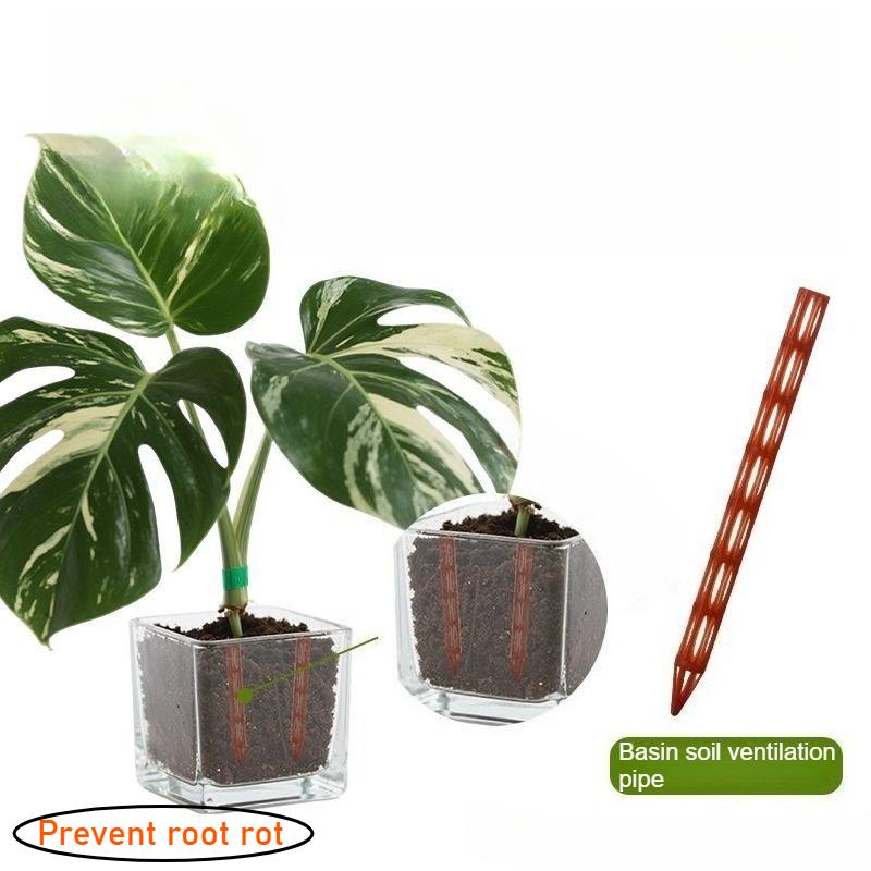 Pot Soil Ventilation Pipe, Breathable Pipe, Pot Soil Breathable Flowerpot Bottom, Extended Soil Flower Fertilization Pipe
