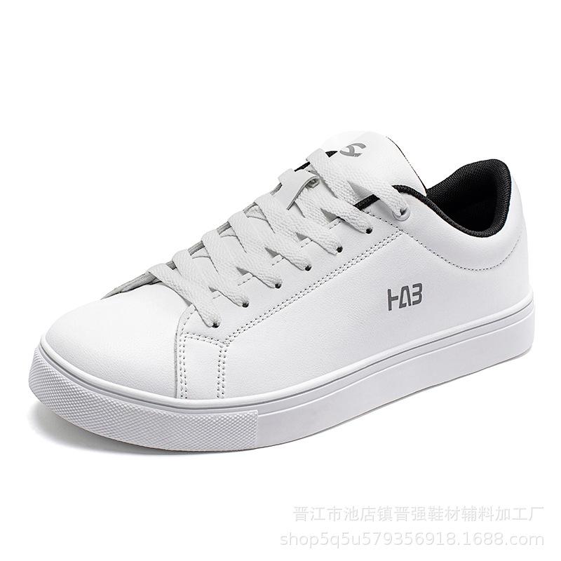 

Мужская обувь бренда Habibear зима новая маленькая белая обувь кожаная поверхность нишевая повседневная обувь для скейтборда уличная спортивная трендовая обувь 45