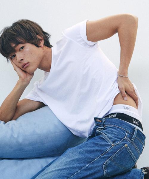 

[Lee Bodywear] Essential Cotton U-Neck T-shirt 3-pack_2Colors [Shipped from Korea] 100% Authentic Black - 95