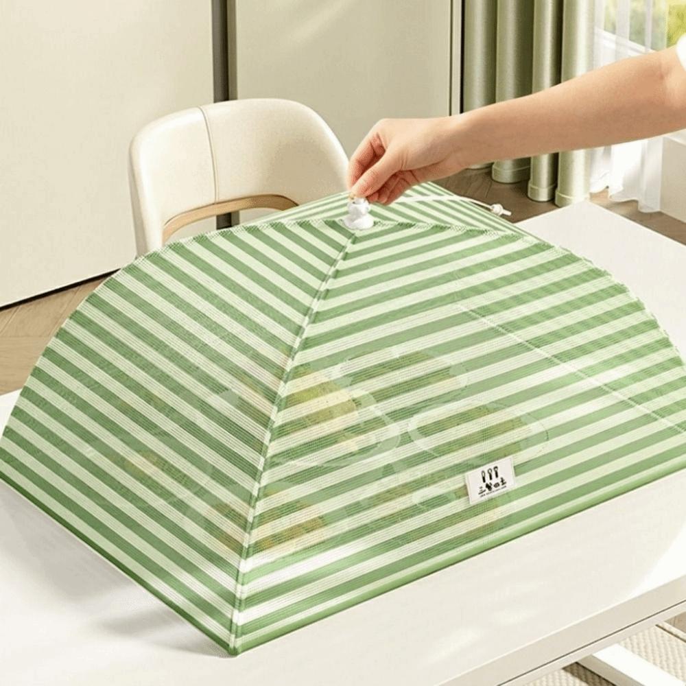 Umbrella-Style Dish Covers Folding Food Preservation Cover Portable Insect Proof Cover Meal Cover