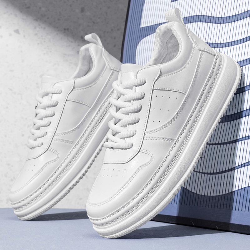 

Мужская обувь весна-лето 2025 новый тренд круглый носок универсальная дышащая платформа спортивный досуг сочетание цветов удобная мужская обувь 44