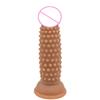 Particles Stimulate Corn Dildo with Suction Cup Butplug Sexe Jueguetes Sexuales Adult Analplug Erotic Masturbator Pleasure Waterproof & Easy To Clean