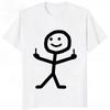 Middle Finger Funny Maniac Man T Shirt Loose Casual Fashion T-shirt Hipster Streetwear Comfort Clothing