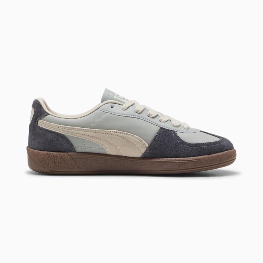 396464-23 Puma Palermo Leather Smokey Gray Desert Dust (Men's)