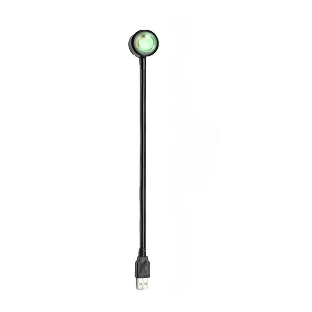 Neon Atmosphere Light for Bedroom, Romantic Sunset Lamp Projector with USB