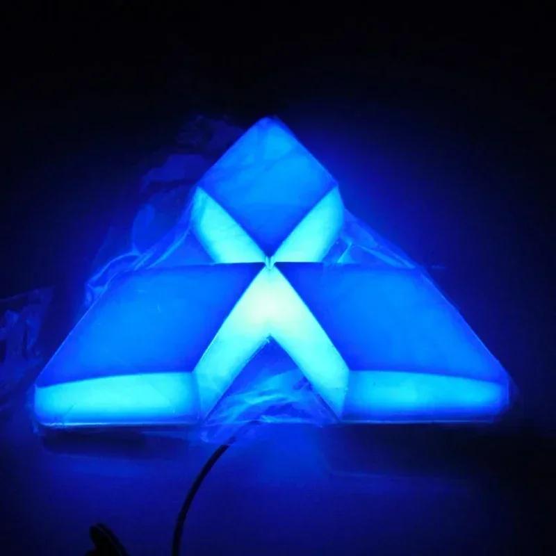 

Car Front Rear Emblem Glow 4D LED Badge Light for Mitsubishi Lancer 9 10 ASX L200 Colt Pajero Outlander Eclipse Accessories синій