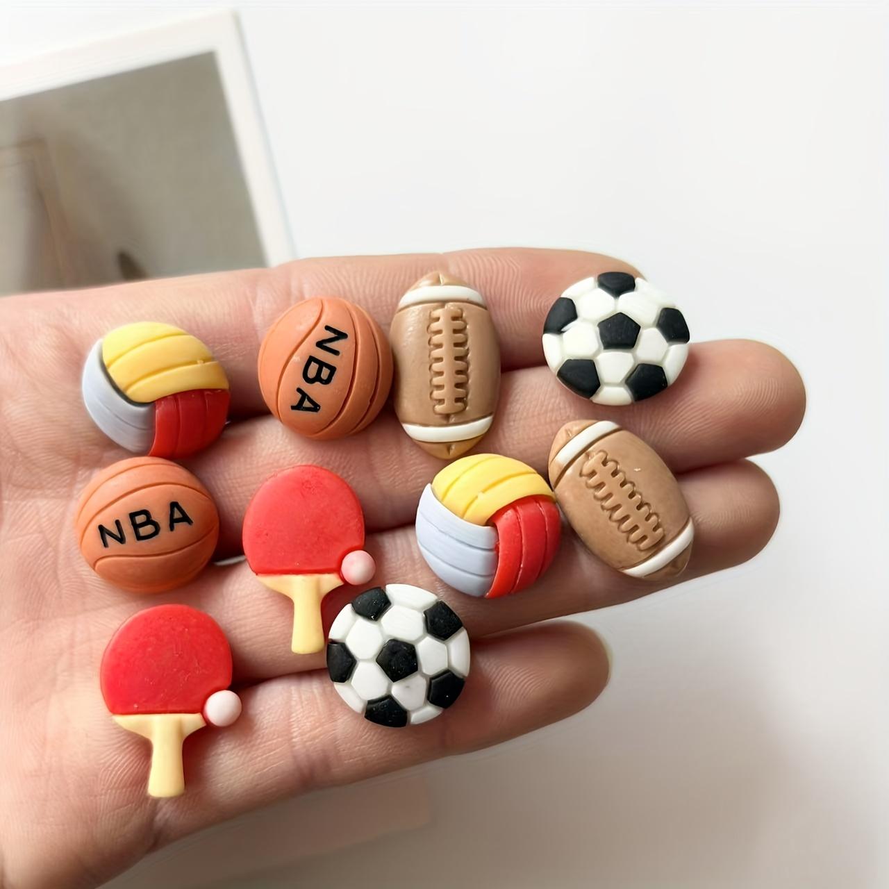 

12 шт. Мини Футбол Баскетбол Смола Магниты на Холодильник Магниты для Фиксации Сообщений