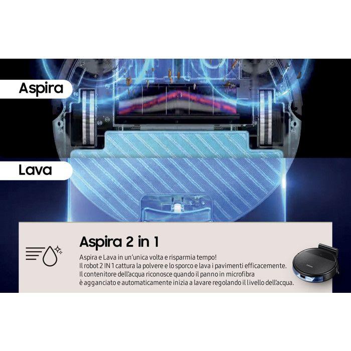 Samsung POWERbot VR05R5050WK Robotický vysavač a mop 2v1 Wi-Fi Černý