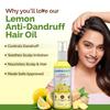 Mamaearth Lemon Anti-Dandruff Hair Oil 100ml For Flaky Scalp Relief Nourishes Hair Soothes Itchy Scalp Controls Dandruff Gently