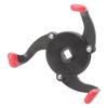 Universal Motorcycle Oil Filter Wrench Tool- Adjustable One-Way Three-Jaw Design-Boom