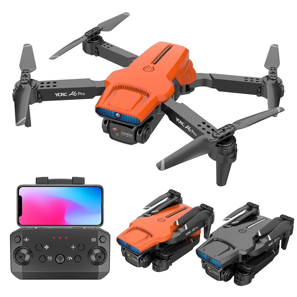 A6 Pro 4K Drone with Optical Flow Positioning, Obstacle Avoidance, Folding Design & Dual ESC Cameras