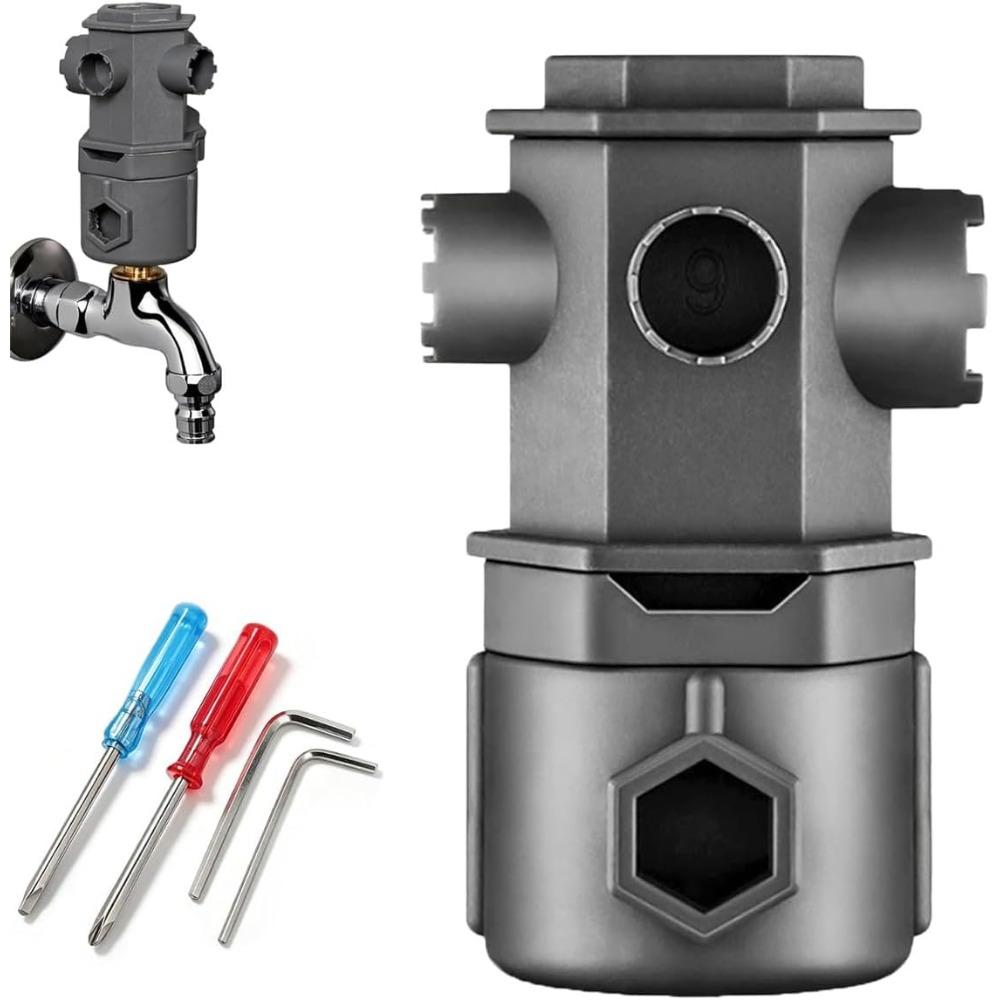 Faucet wrench tool set, multi-functional faucet wrench, faucet seat wrench set, 16-in-1 multi-functional faucet wrench tool set