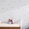Embossed Star Moon Self Adhesive Wallpapers Home Decoration Mediterranean Boys Girls' Bedroom Self Adhesive Wallpaper