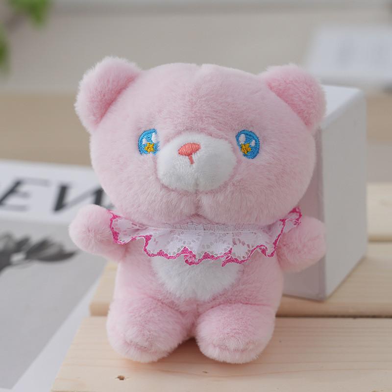 Adorable Cute Bear Plush Toy Keychain Fluffy Stuffed Animal Bag Charm Doll