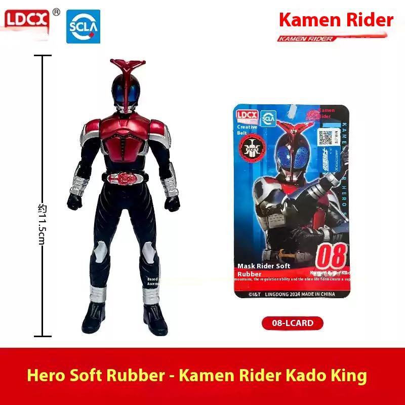 New Cool Fashionable Masked Rider Soft Rubber Action Figures Fashion Playthings Desktop Ornament Boy Surprise Gifts Collectable Models