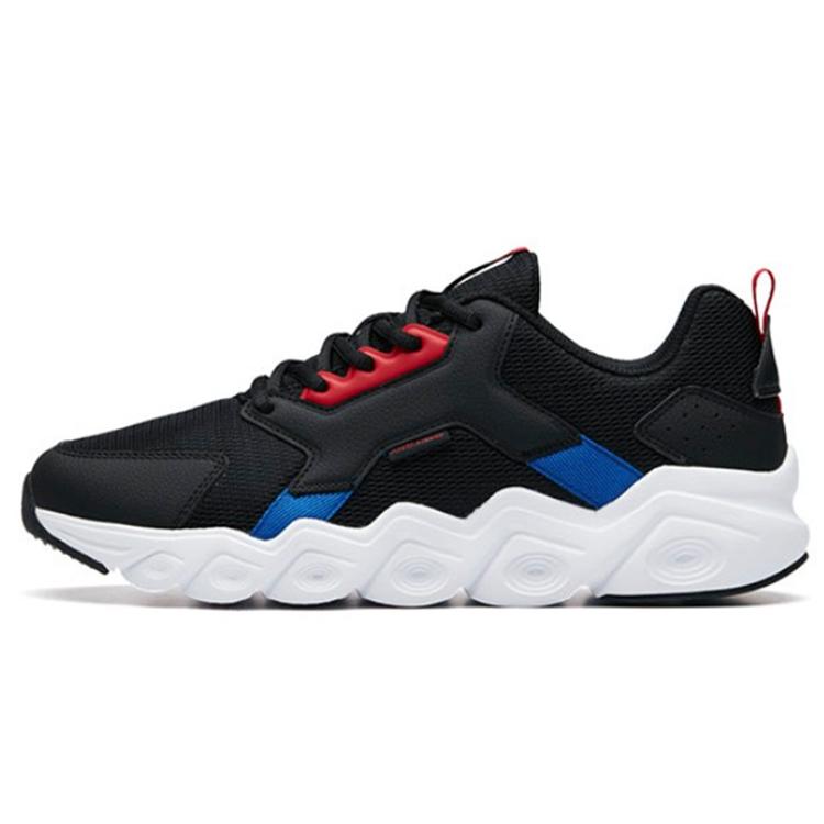 

Anta Comfortable Cushioning Slip Resistant Low top Running Shoes Men s Black White Sports 111935524R-4 40