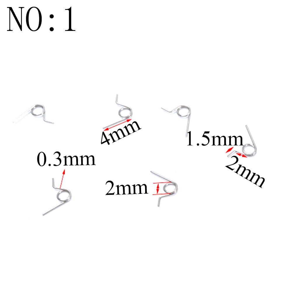 20 Stück Drahtdurchmesser 0,3 mm Mikro Mini 304 Edelstahl Torsionsfeder Für Schmuck