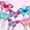 Children'S Cartoon Long Tail Butterfly Kite Cartoon Foldable Children'S Kite Outdoor Sports Parent Child Interactive Toys