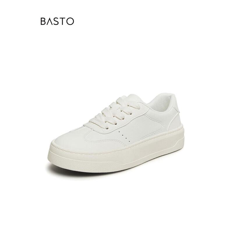 Baistou Women s Platform German Trainer Casual Sneakers 36