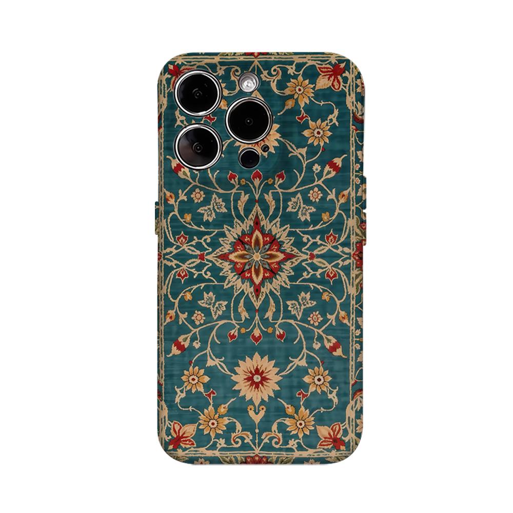 

Ретро Чехол в турецко-персидском стиле для IPhone 16 15 14 13 12 11 X XS XR XSMAX 7 8 Pro Max Plus Двухслойная Задняя крышка IPHONEXSMAX