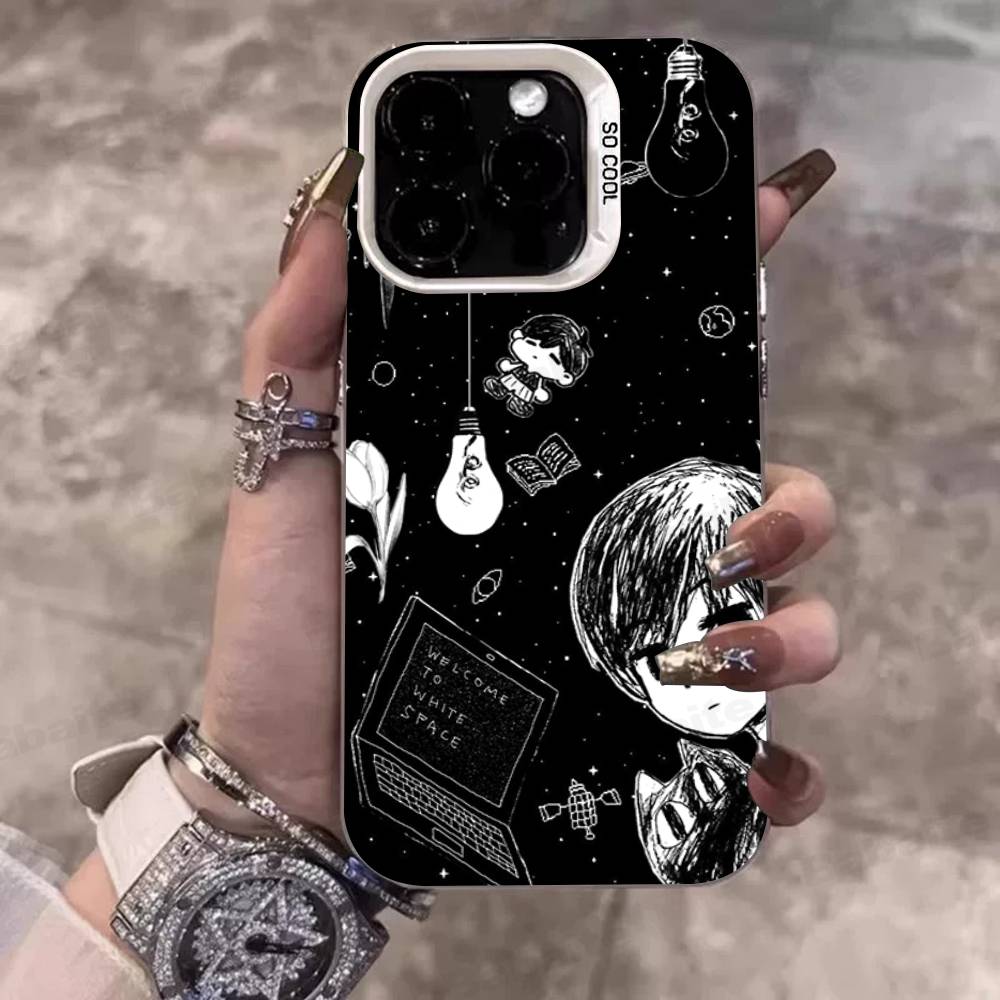 O-Omori Game Phone Cases For IPhone 17 16e 15 14 13 12 11 Plus Pro Max ProMax Colorful Covers