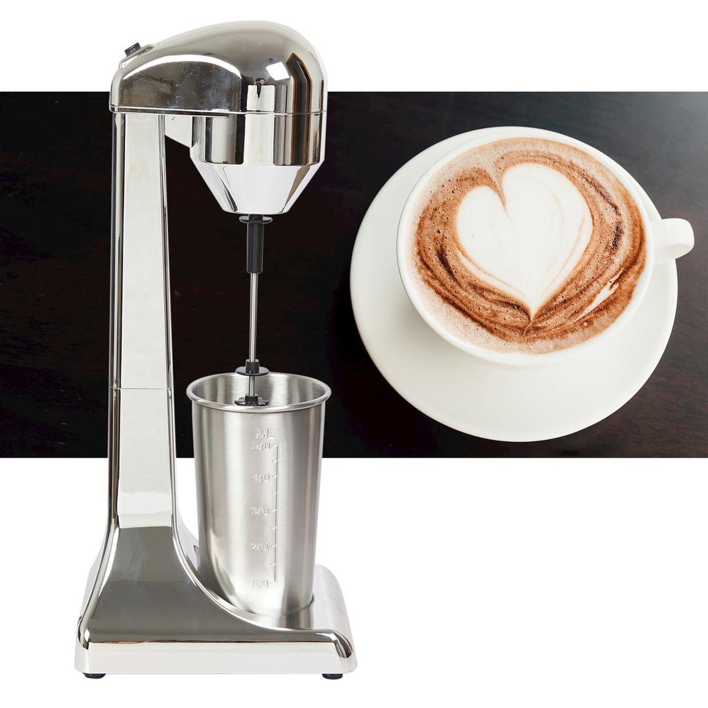 Elektrischer Milchshake-Maker für Zuhause Küche Bar Smoothie Getränkemixer Maschine 2 Geschwindigkeiten 23000 U/min mit 2 Bechern