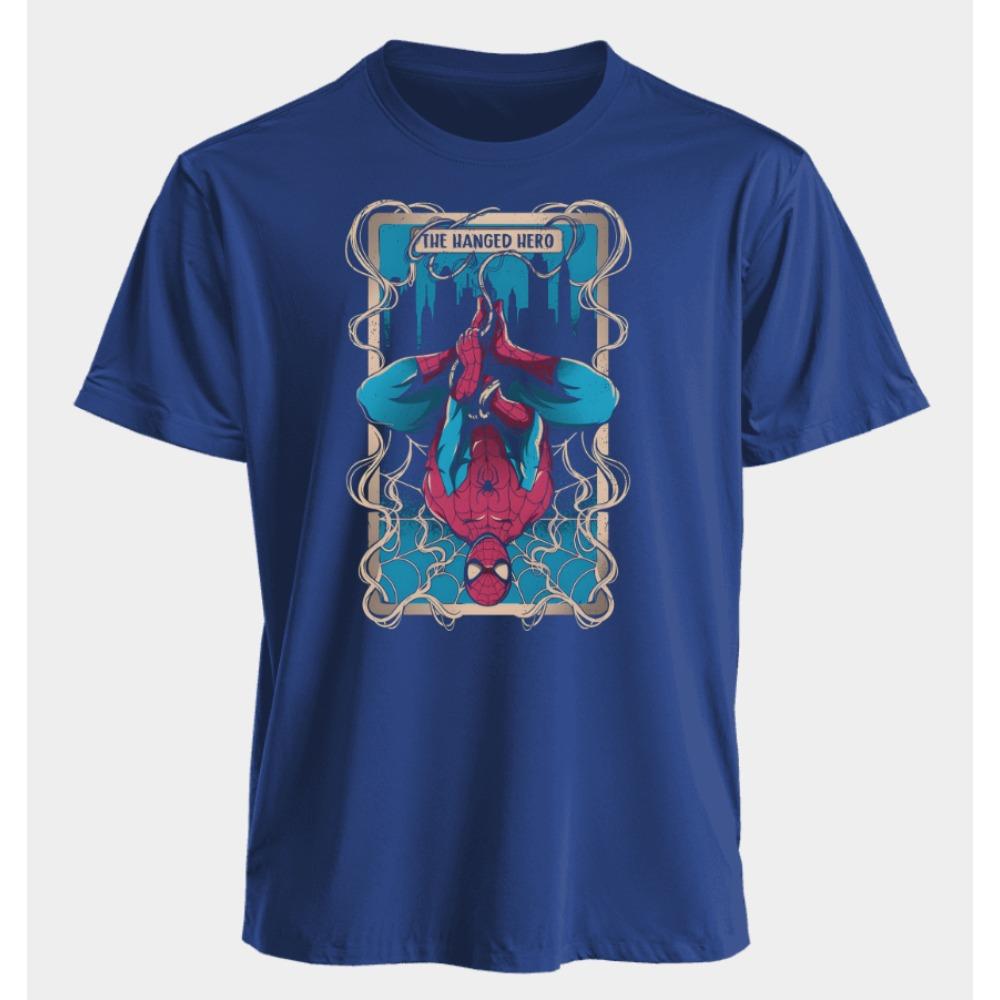 Pánská a dámská trička Spider-Man Léto Americké Jaro a Podzim Nové Nadměrné Základní Niche Klasické Krátký rukáv