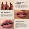 Lip Liner Pencil Purple Brown Pointed Head Lipliner Waterproof Non Sticky Matte Lipstick Gradient Lip Contouring Stick