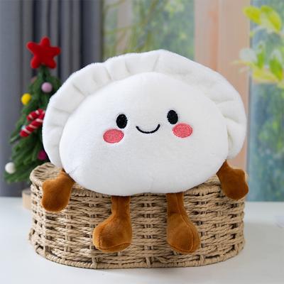 Dumpling Plush Doll Cartoon Dumplings Dipped In Vinegar and The More You Eat, The More You Get The Eight-inch New Year Doll Grab The Machine Doll