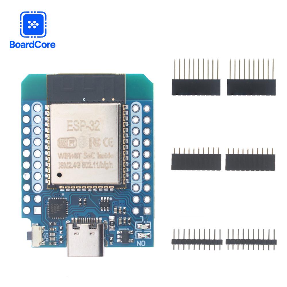 CP2104 ESP32 D1 Mini ESP-32 WiFi+Für Bluetooth Internet der Dinge Entwicklungsboard Basierend auf ESP8266 Modul für Arduino mit Pins