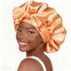 Wide Brim Satin Sleep Cap - Elastic Hair Protection for Women: Headscarf, Bath Cap, Hot Selling