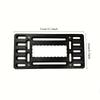 Car License Plate Bracket Front License Plate Holder Mounting Kit Universal Bumper Frame Mount With Stainless Steel Screw Cap
