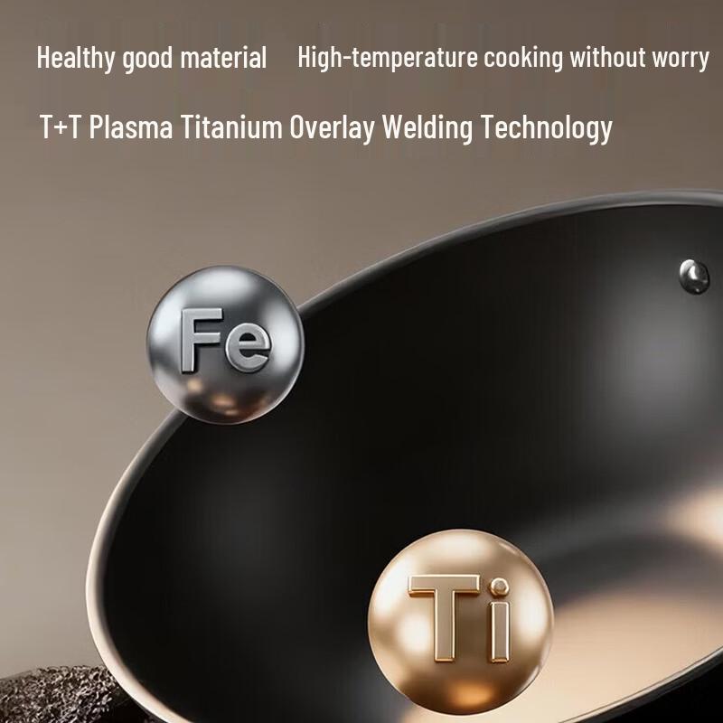 COOKER KING 28cm Non-Stick Titanium Iron Wok