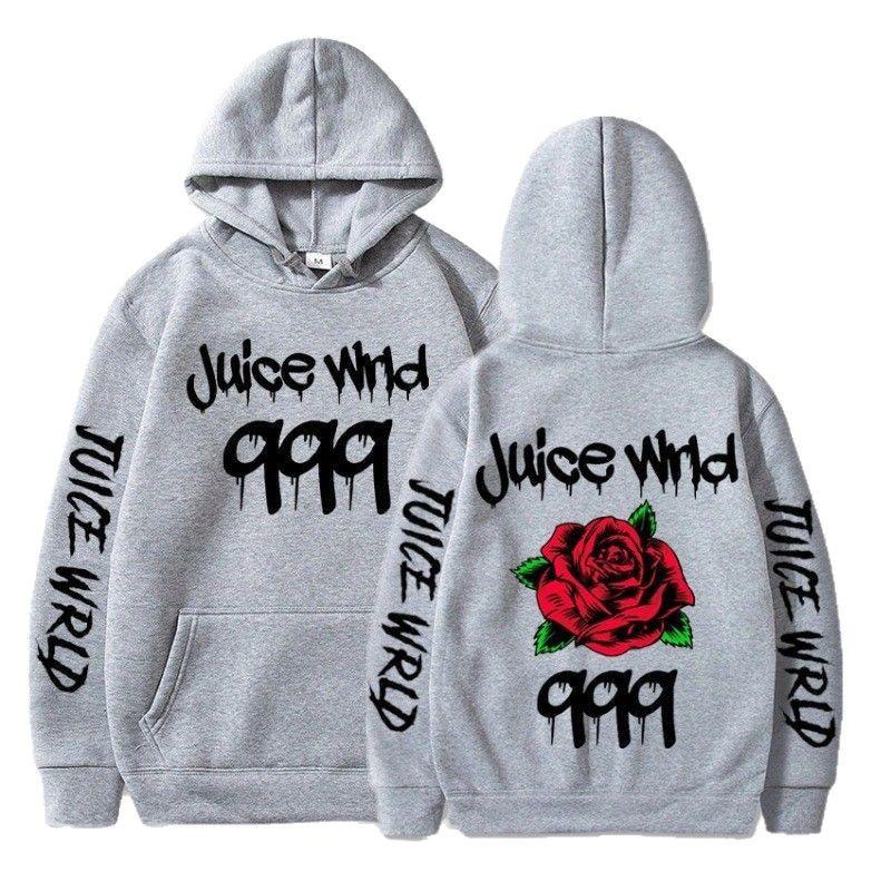 Juice WRLD Inspired Hoodie Men Women Oversized Streetwear Sweatshirt With Graphic Print Casual Pullover
