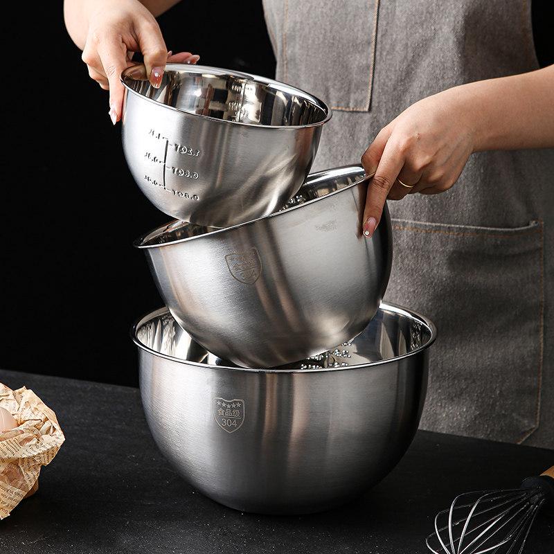 ZISIZ 316 Stainless Steel Food Grade Mixing Bowl