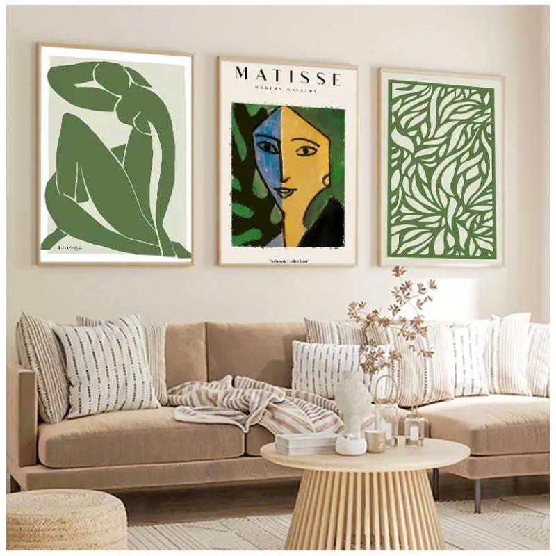 Henri Matisse Kůň Motýl Květ Žena Socha Plakát Obraz na plátně Abstraktní tisk Nástěnné obrazy pro výzdobu obývacího pokoje