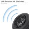 4pcs 800W High Efficiency 25mm Mini Dome Tweeter Speakers for Car Audio System with Spare Casing Black High Frequency