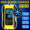 Smart Car Battery Charger 24V 12V Fully-Automatic 7-Stage Auto Motorcycles Pulse Repair Chargers Gel AGM LiFePo4 Wet Lead Acid
