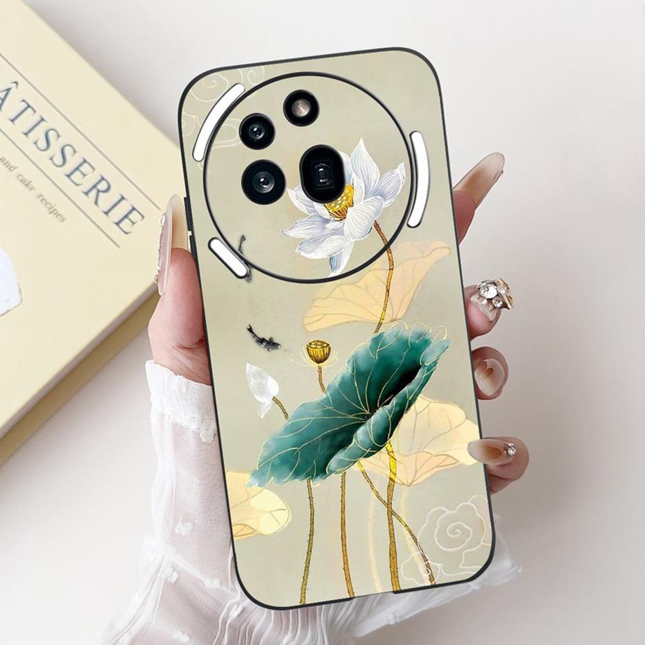 Fashion Design Phone Case For Nothing Phone (3a) Pro Phone3a Black Silicone Soft Cover For NothingPhone 3a 3 a Pro Cases Bumper