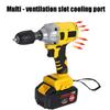110-240V 168VF 460NM 19800mAh Electric Brushless Impact Wrench Cordless Drive Impact Wrench Tools