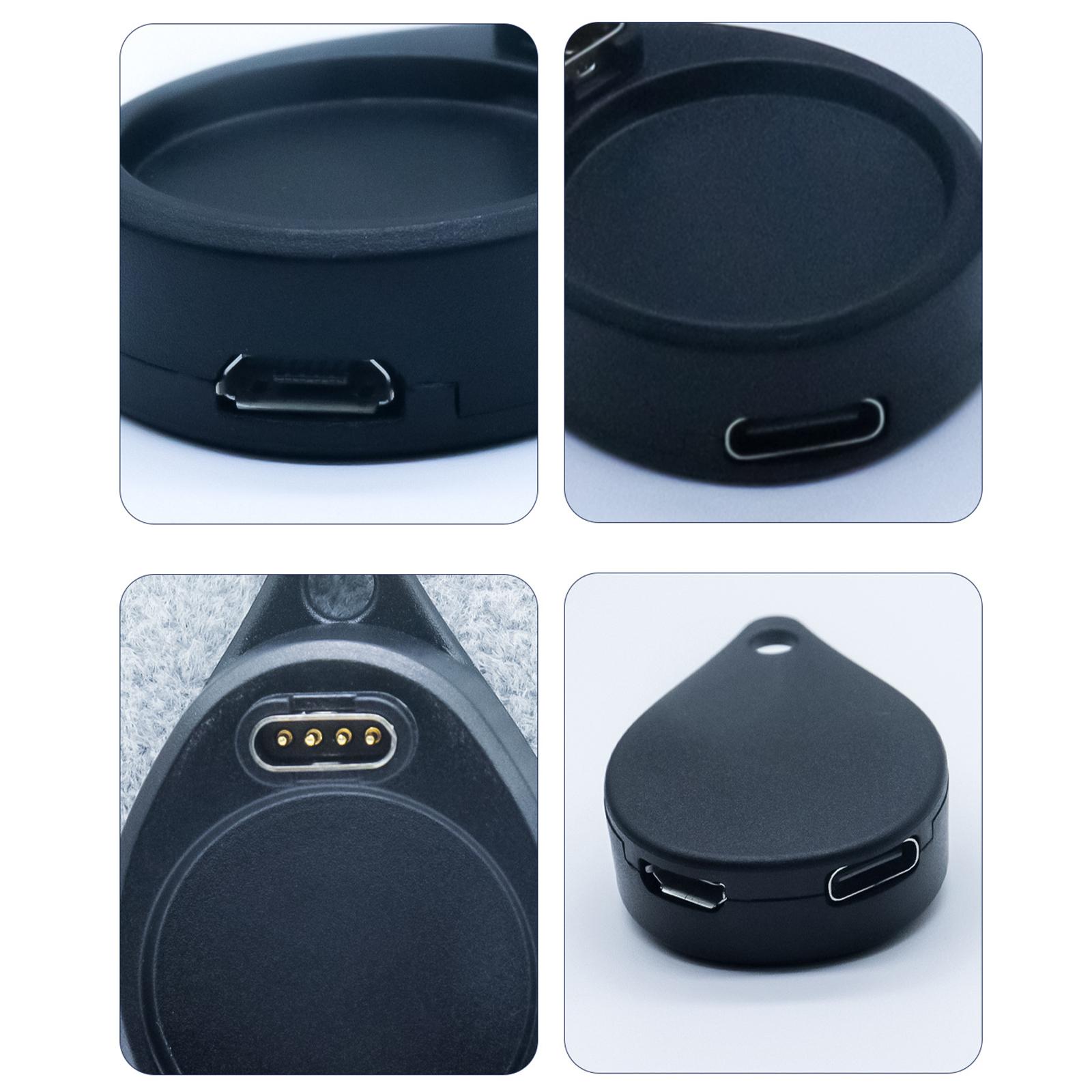 

Smartwatch Charging Dock Stand for 3/3S/ 7/7x/5s/6/6X Watches Magnetic 4Pin Charging Adapter Base Black 1