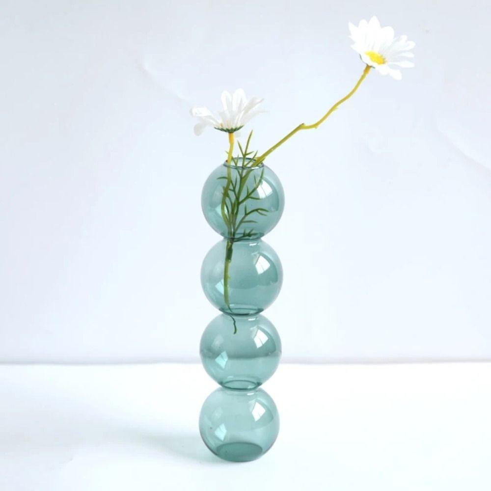 Romantic Glass Vase Modern Spherical Flower Vase Hydroponic Flower Pot  Christmas