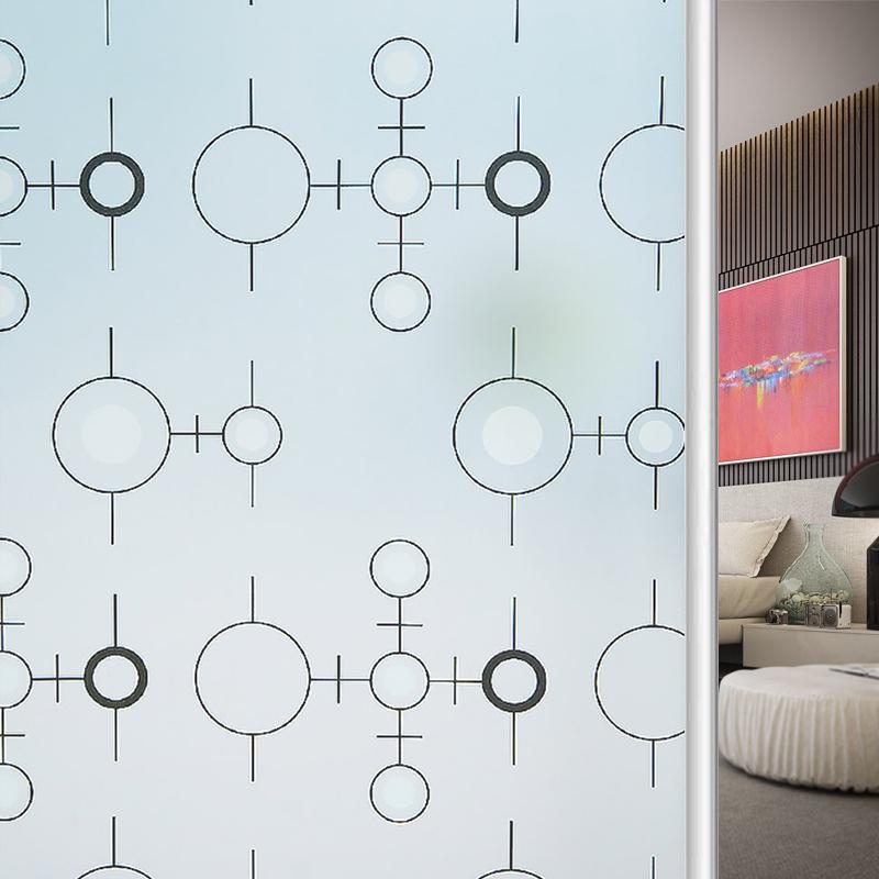 Frosted Self Adhesive Glass Window Film Privacy Protection Vinyl for Stained Glass Window Sticker Heat Insulation